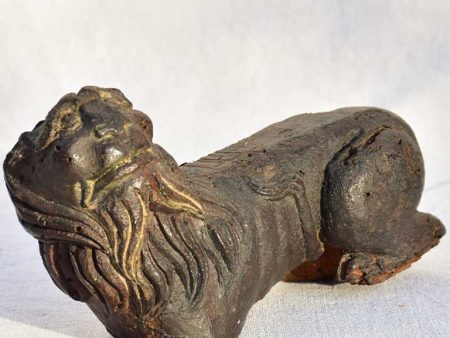 Rare 18th century Italian carved lion decorative element Hot on Sale