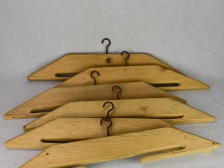 Collection of 6 Monk s coat hangers from the early 20th century For Cheap