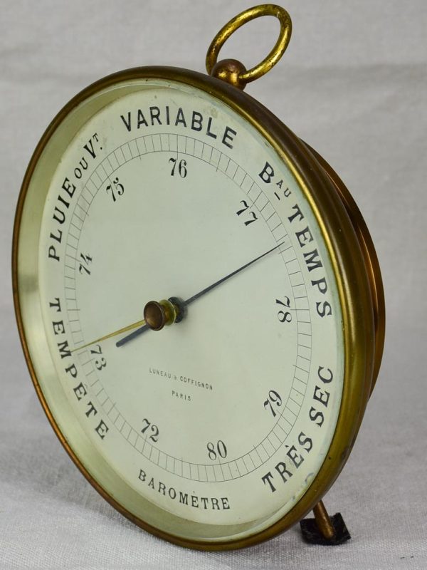 Antique French barometer 8¼  Discount