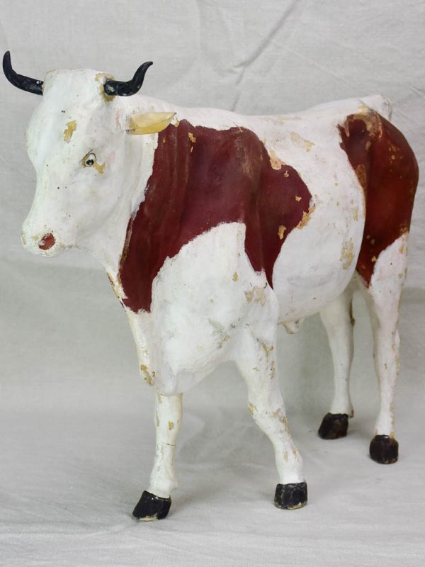 Vintage French paper mache cow Online Sale