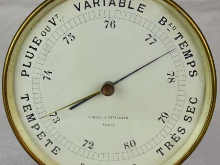 Antique French barometer 8¼  Discount