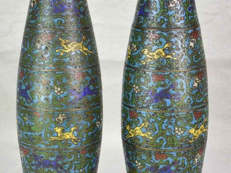 Rare pair of 19th century Japanese vases 14¼  Online Sale