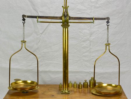 Antique French scales from a Pharmacy, Paris Hot on Sale