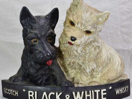 Black and White whisky advertising sculpture (Westie and Scottie dogs) Discount