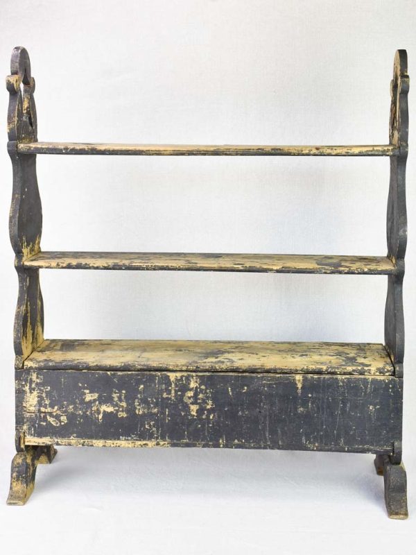 RESERVED AM Napoleon III shelving unit form the 19th century 28  x 31½  Online Sale