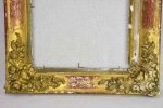 Rustic 19th Century French frame with pretty roses Sale