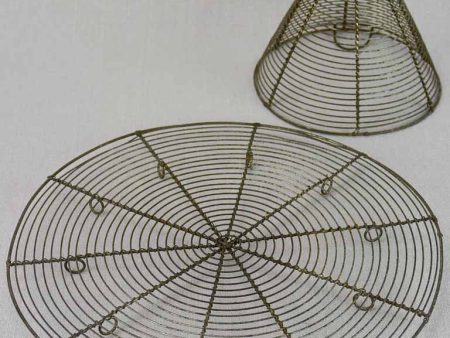 Two early 20th Century French wire cooking accessories - rack & sieve Online Sale