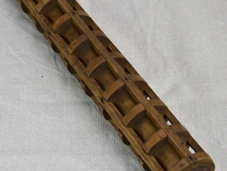 Antique French ravioli cutter   rolling pin Discount