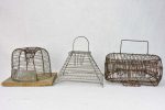 Collection of three early 20th century mouse traps For Cheap