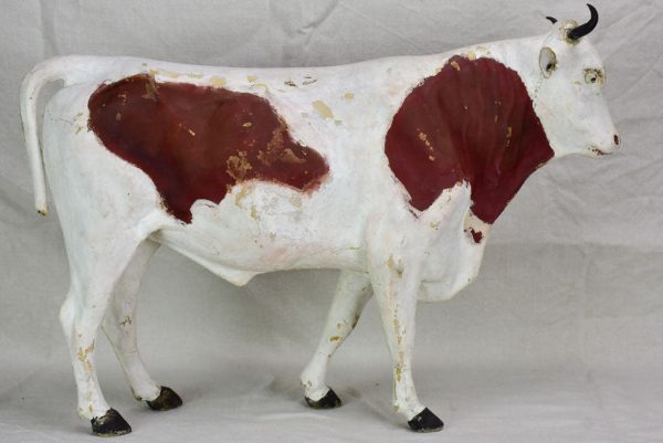 Vintage French paper mache cow Online Sale