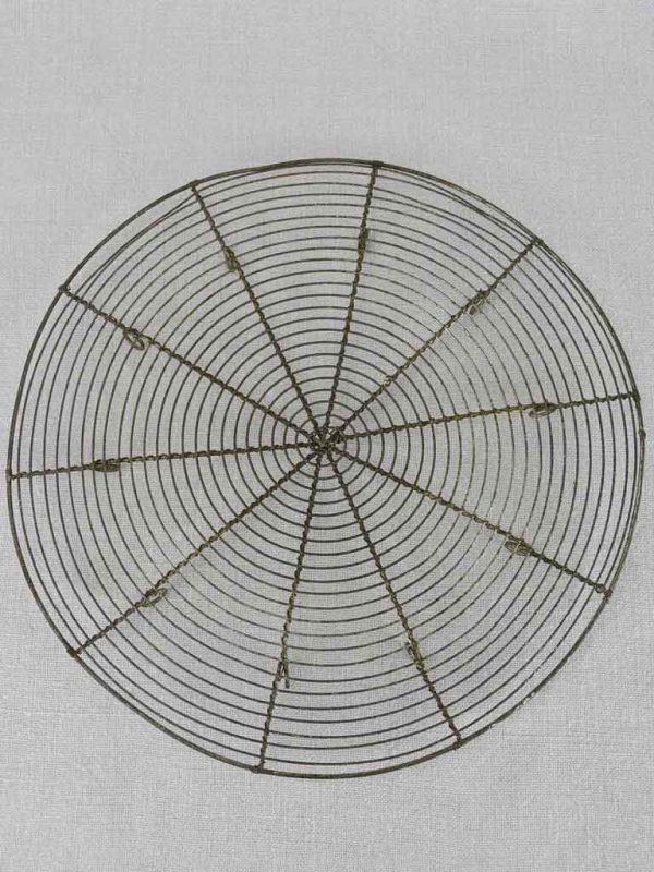 Two early 20th Century French wire cooking accessories - rack & sieve Online Sale