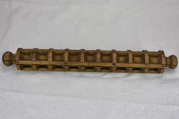 Antique French ravioli cutter   rolling pin Discount