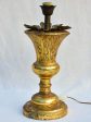 Empire style gilded Church candlestick lamp Discount