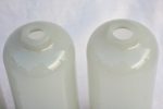 Collection of 10 Murano glass vases - opaque pale gray Online Sale