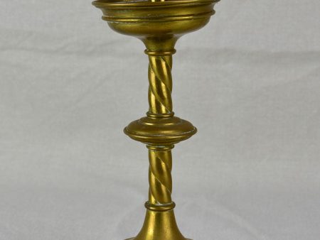 Antique candlestick with claw feet 12½  Hot on Sale