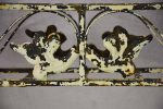 Pair of vintage French wrought iron pot plant stands For Sale