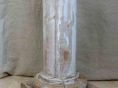 RESERVED DB - 18th Century French wooden pedestal Discount