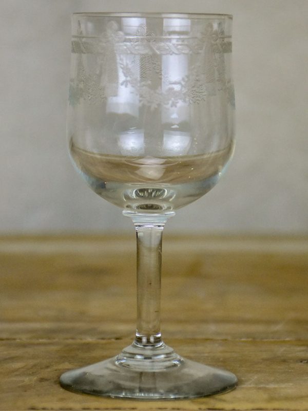 8 early 20th Century Louis XVI style wine glasses Online now