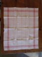 Set of six French checked tea towels Sale