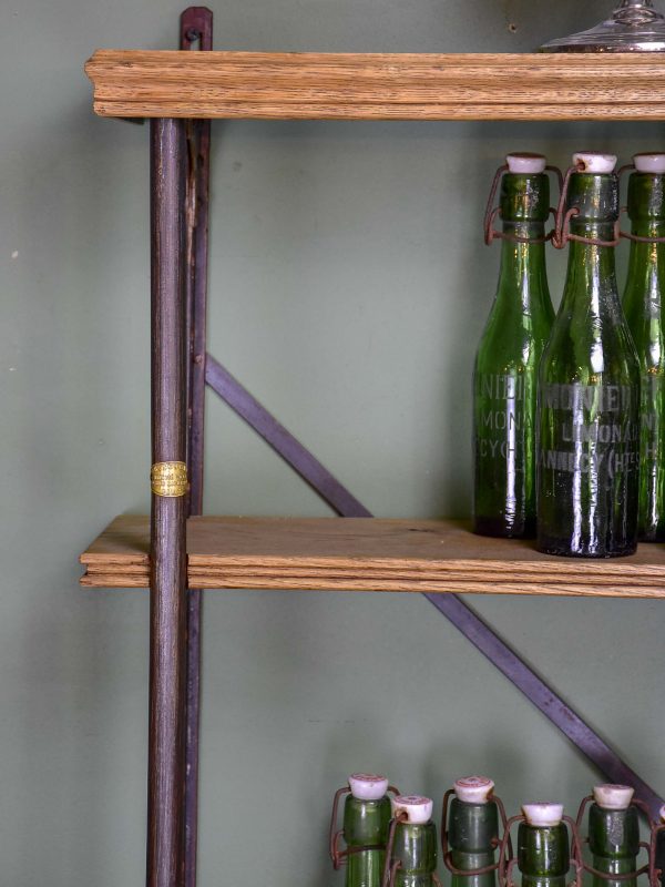 Antique French industrial shelving unit - Theodor Scherf, Paris on Sale