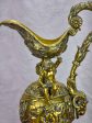 Bronze Napoleon III pitcher adorned with foliage, fruit and a cherub 17¾  Fashion