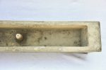 Rare French oak wine-making rectangular basin 45¾  Online Sale