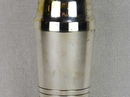 Early 20th century French cocktail shaker - silver plate For Sale