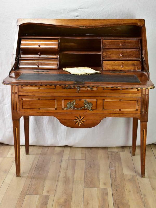 Superb 18th Century French marquetry secretaire desk 37½  Online