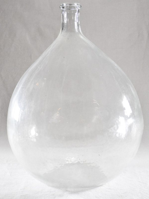 Large antique glass demijohn bottle 20¾  Online