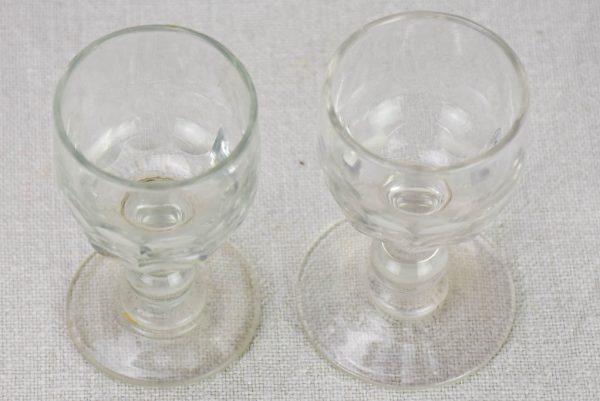 Lot of 16 blown glass digestif glasses from the early 20th century Cheap