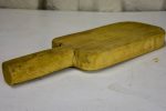 Antique French cutting board with long handle 11” For Cheap