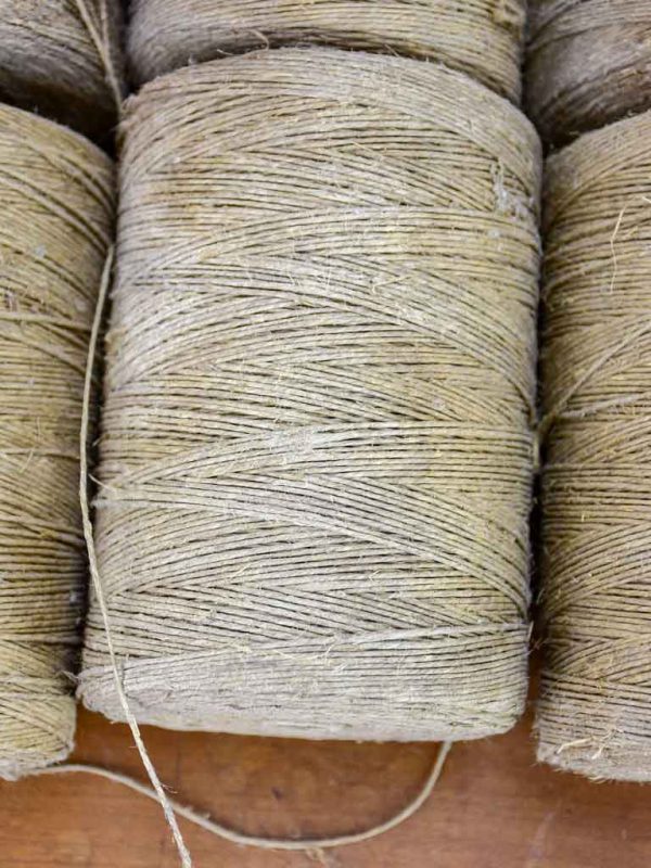 Collection of twenty large antique French twine spools For Discount