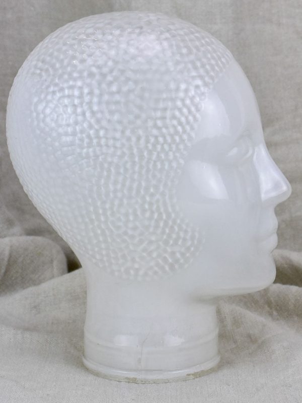 Early 20th Century opaque glass head on Sale