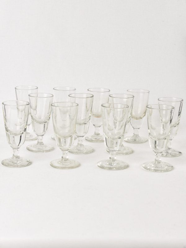 Set of 12 antique French absinthe glasses Online