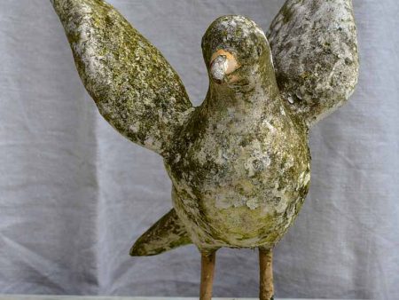 Early 20th century sculpture of a bird with outstreatched wings Hot on Sale