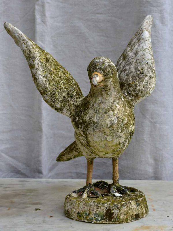 Early 20th century sculpture of a bird with outstreatched wings Hot on Sale