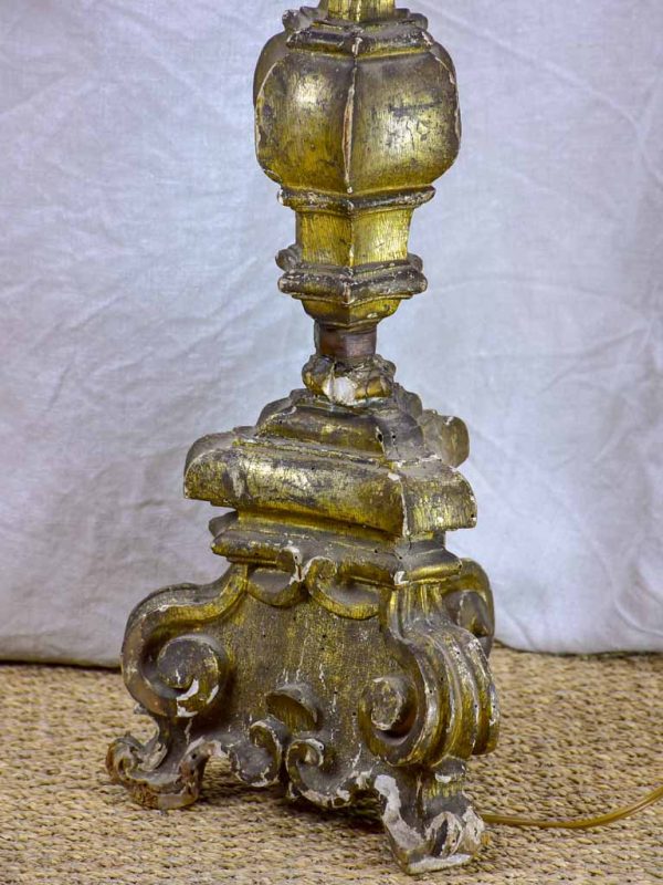 Very large 18th Century church candlestick lamp Fashion