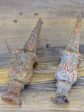 Pair of 19th Century French fence points - cast iron Online now