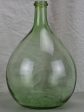 Small antique French demijohn bottle - green Fashion