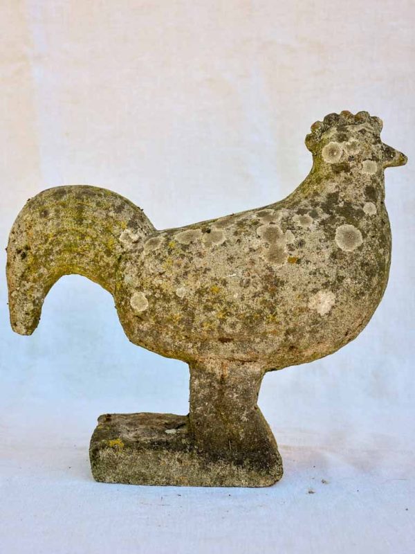 Early 20th century stone garden sculpture of a hen Hot on Sale