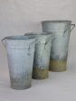 Three rustic florist vases Online Sale