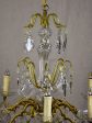 Antique French crystal chandelier - 8 lights Sale