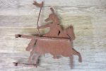 Antique French weathervane - knight   chevalier Hot on Sale