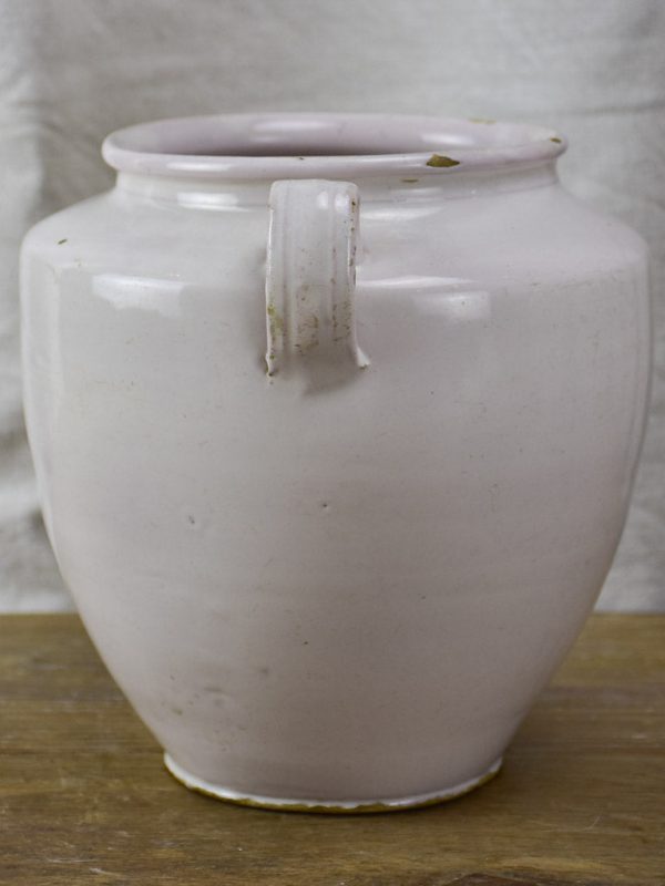 Antique French pot - white 8¼  Hot on Sale