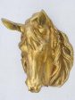 Life-size gilded zinc horse head from stables - 19th century Discount