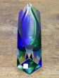 Mid-Century Murano glass vase - blue and green Supply