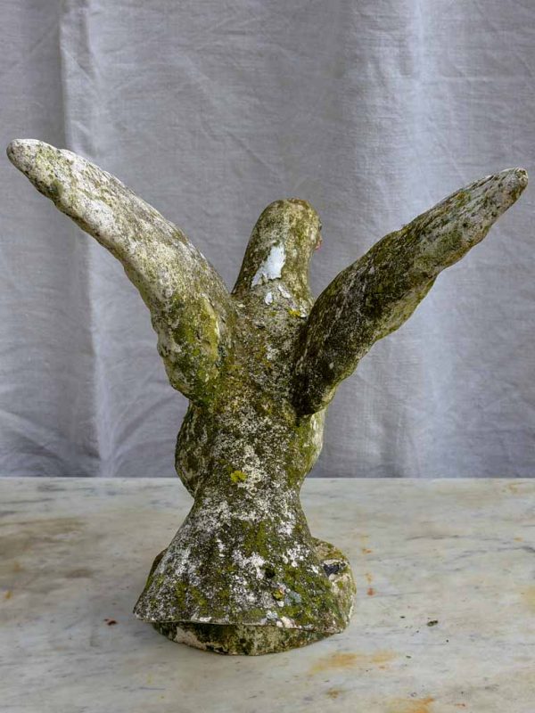 Early 20th century sculpture of a bird with outstreatched wings Hot on Sale