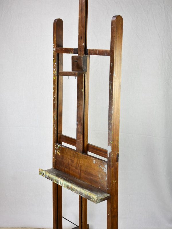 Late 19th   early 20th Century French easel - adjustable Fashion