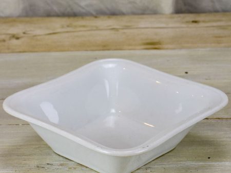 Antique white porcelain square bowl Cheap