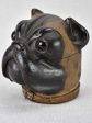 Rare late 19th century French inkwell - bulldog on Sale